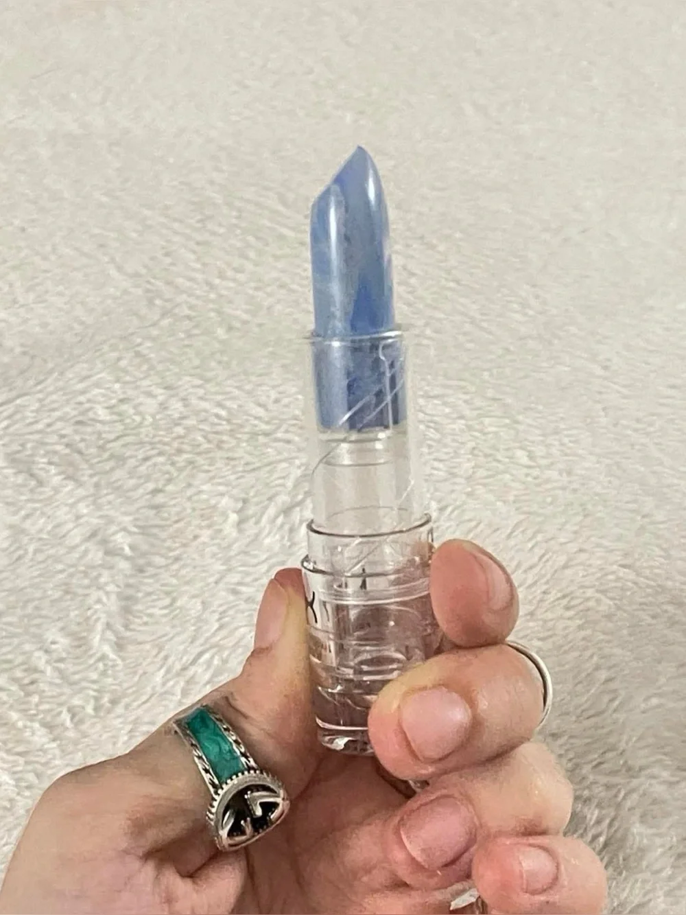 NYX Iridescent Pink with Blue Shimmer Lip Gloss